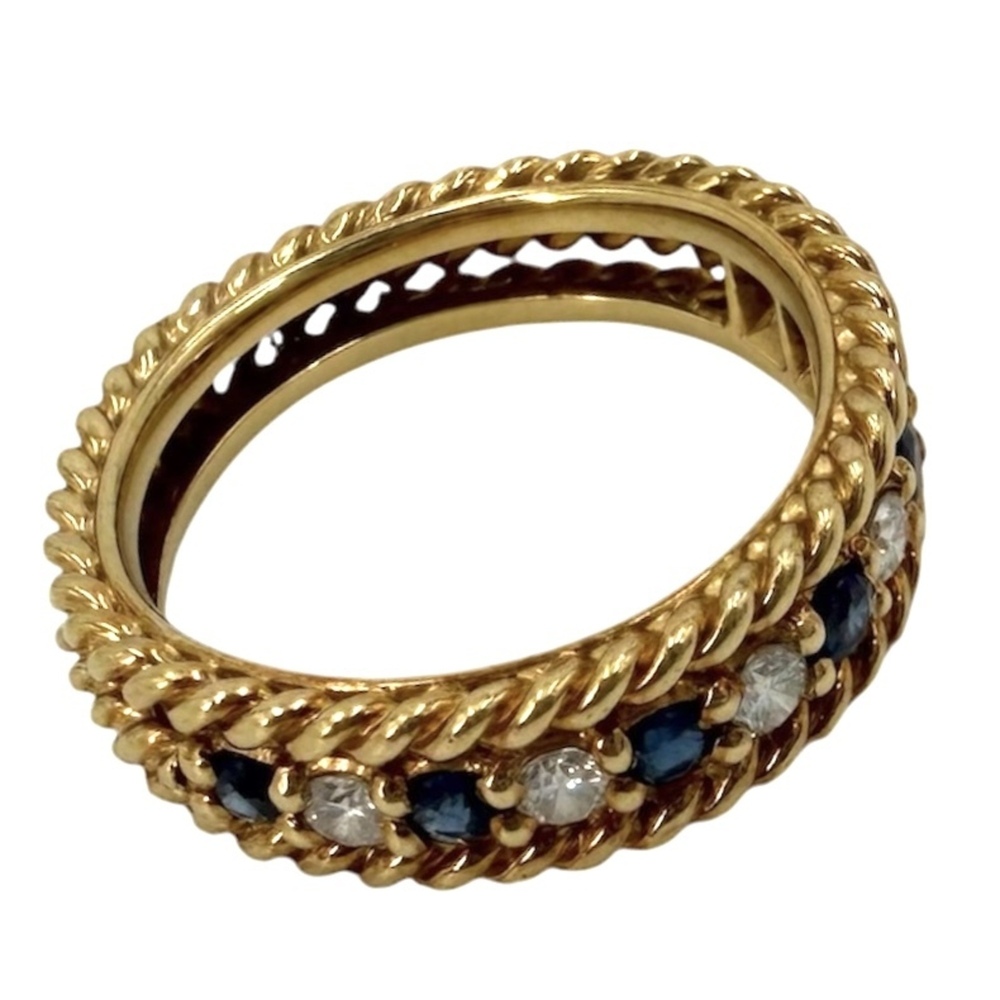 DIOR 18k Gold Diamond Ring